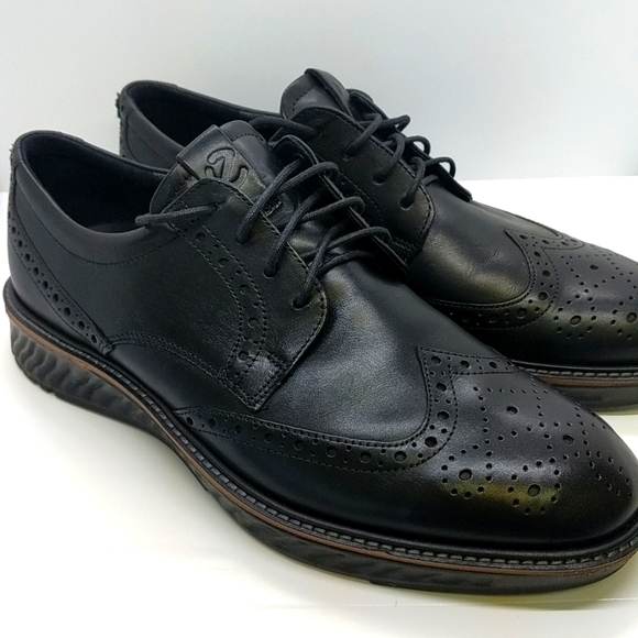 Ecco Shoes Ecco St Hybrid Wingtip Mens Hybrid Dress Shoes Size 9
